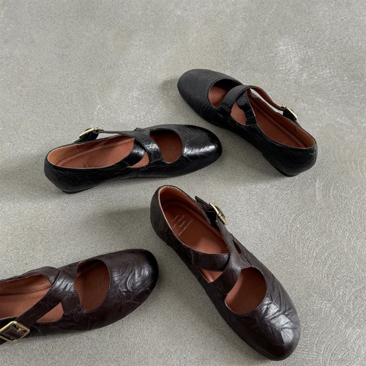 Strappy Mary Jane Flats factory